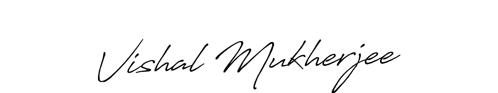 Similarly Antro_Vectra_Bolder is the best handwritten signature design. Signature creator online .You can use it as an online autograph creator for name Vishal Mukherjee. Vishal Mukherjee signature style 7 images and pictures png