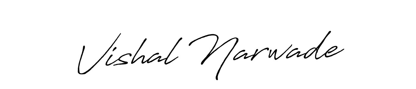 Antro_Vectra_Bolder is a professional signature style that is perfect for those who want to add a touch of class to their signature. It is also a great choice for those who want to make their signature more unique. Get Vishal Narwade name to fancy signature for free. Vishal Narwade signature style 7 images and pictures png