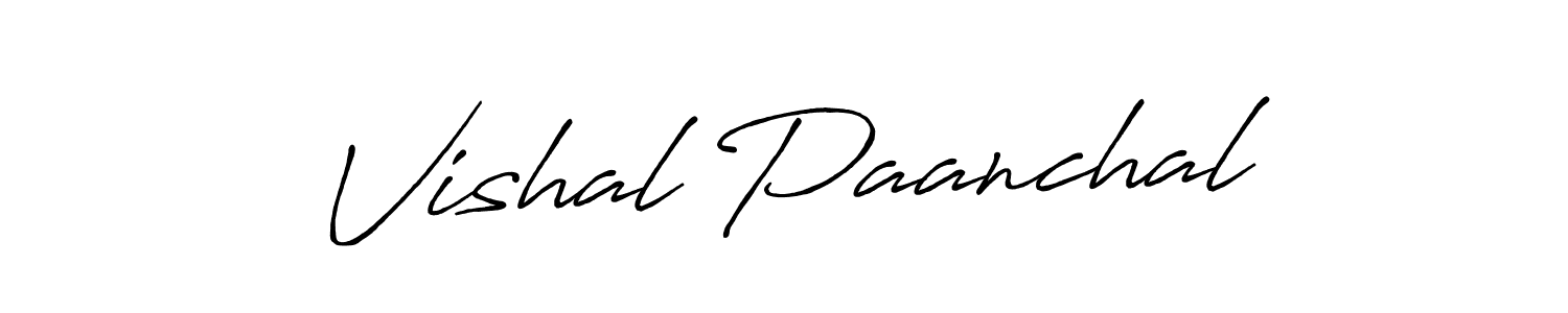 Make a short Vishal Paanchal signature style. Manage your documents anywhere anytime using Antro_Vectra_Bolder. Create and add eSignatures, submit forms, share and send files easily. Vishal Paanchal signature style 7 images and pictures png
