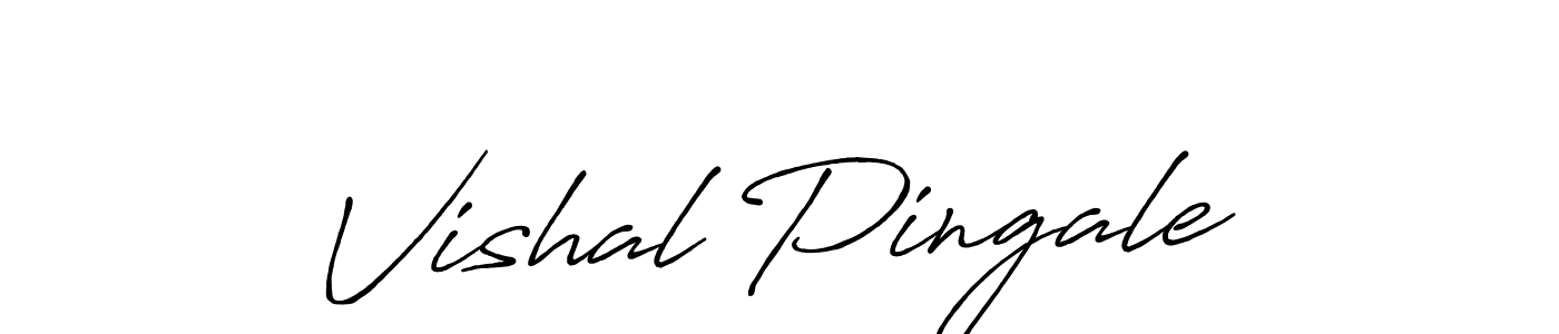 The best way (Antro_Vectra_Bolder) to make a short signature is to pick only two or three words in your name. The name Vishal Pingale include a total of six letters. For converting this name. Vishal Pingale signature style 7 images and pictures png