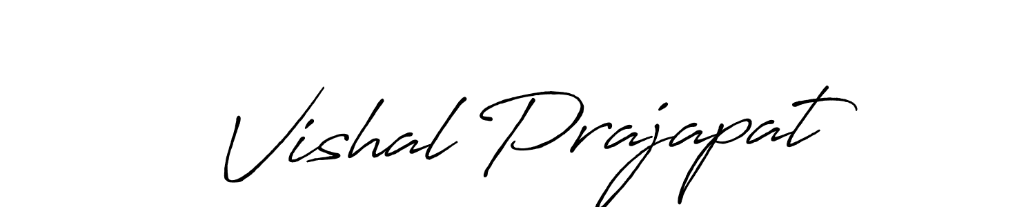 The best way (Antro_Vectra_Bolder) to make a short signature is to pick only two or three words in your name. The name Vishal Prajapat include a total of six letters. For converting this name. Vishal Prajapat signature style 7 images and pictures png