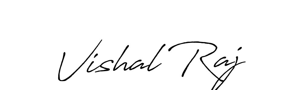 How to make Vishal Raj signature? Antro_Vectra_Bolder is a professional autograph style. Create handwritten signature for Vishal Raj name. Vishal Raj signature style 7 images and pictures png