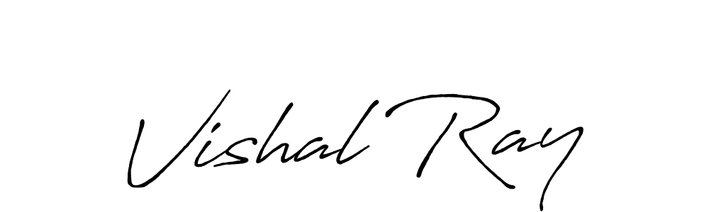 Also we have Vishal Ray name is the best signature style. Create professional handwritten signature collection using Antro_Vectra_Bolder autograph style. Vishal Ray signature style 7 images and pictures png