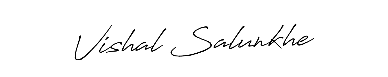 Make a beautiful signature design for name Vishal Salunkhe. Use this online signature maker to create a handwritten signature for free. Vishal Salunkhe signature style 7 images and pictures png