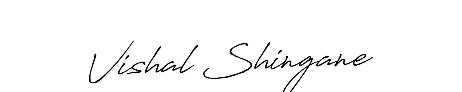 It looks lik you need a new signature style for name Vishal Shingane. Design unique handwritten (Antro_Vectra_Bolder) signature with our free signature maker in just a few clicks. Vishal Shingane signature style 7 images and pictures png