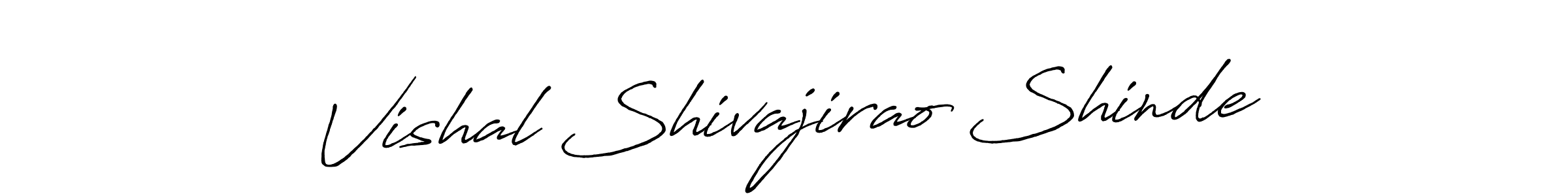 Make a beautiful signature design for name Vishal Shivajirao Shinde. With this signature (Antro_Vectra_Bolder) style, you can create a handwritten signature for free. Vishal Shivajirao Shinde signature style 7 images and pictures png
