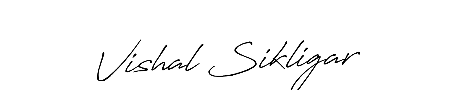 Make a beautiful signature design for name Vishal Sikligar. Use this online signature maker to create a handwritten signature for free. Vishal Sikligar signature style 7 images and pictures png