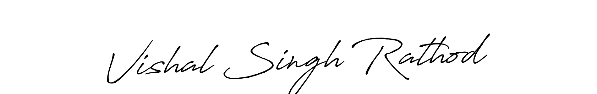 How to make Vishal Singh Rathod name signature. Use Antro_Vectra_Bolder style for creating short signs online. This is the latest handwritten sign. Vishal Singh Rathod signature style 7 images and pictures png