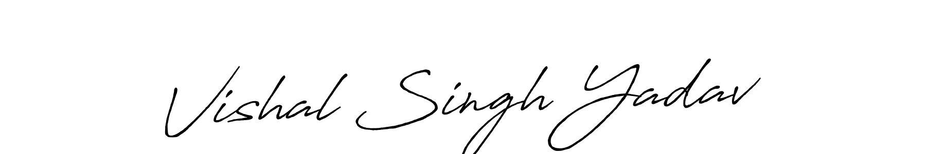 Also You can easily find your signature by using the search form. We will create Vishal Singh Yadav name handwritten signature images for you free of cost using Antro_Vectra_Bolder sign style. Vishal Singh Yadav signature style 7 images and pictures png