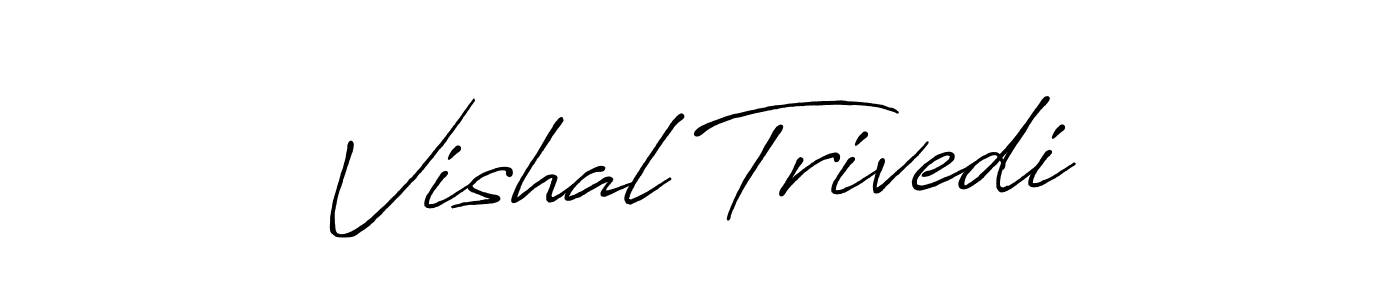 Make a short Vishal Trivedi signature style. Manage your documents anywhere anytime using Antro_Vectra_Bolder. Create and add eSignatures, submit forms, share and send files easily. Vishal Trivedi signature style 7 images and pictures png