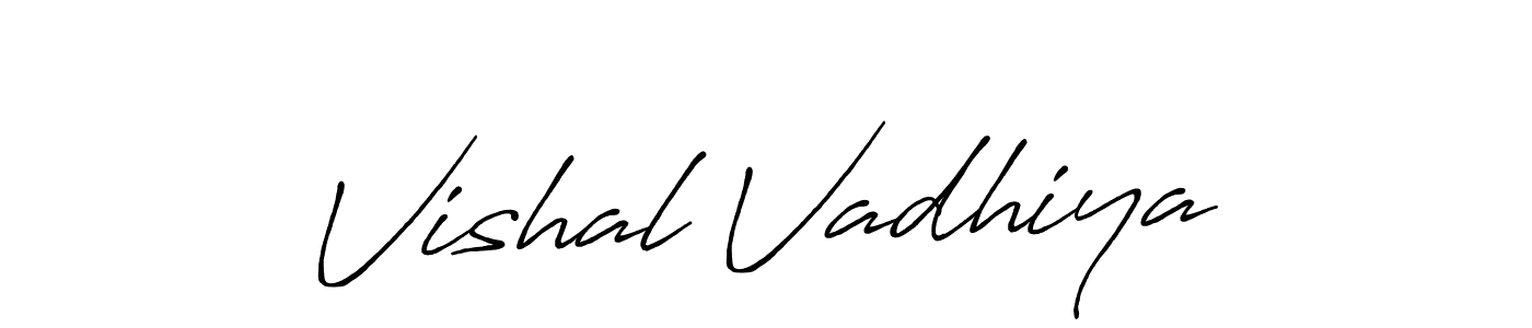 How to Draw Vishal Vadhiya signature style? Antro_Vectra_Bolder is a latest design signature styles for name Vishal Vadhiya. Vishal Vadhiya signature style 7 images and pictures png
