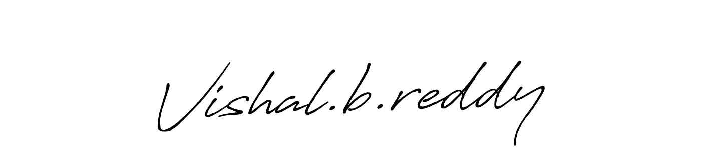 Vishal.b.reddy stylish signature style. Best Handwritten Sign (Antro_Vectra_Bolder) for my name. Handwritten Signature Collection Ideas for my name Vishal.b.reddy. Vishal.b.reddy signature style 7 images and pictures png