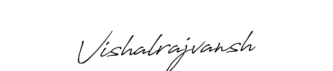 Create a beautiful signature design for name Vishalrajvansh. With this signature (Antro_Vectra_Bolder) fonts, you can make a handwritten signature for free. Vishalrajvansh signature style 7 images and pictures png