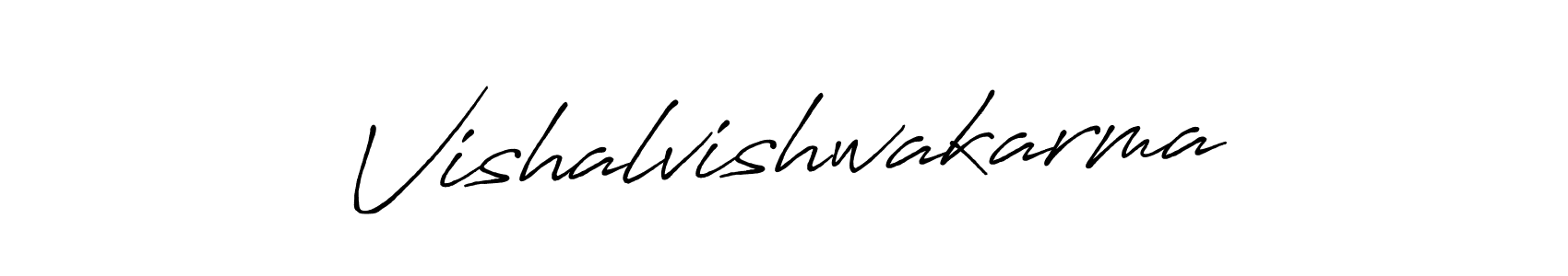 Design your own signature with our free online signature maker. With this signature software, you can create a handwritten (Antro_Vectra_Bolder) signature for name Vishalvishwakarma. Vishalvishwakarma signature style 7 images and pictures png