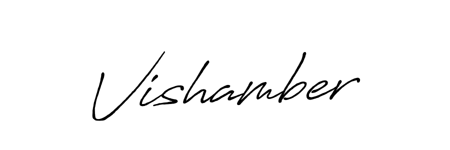 Also You can easily find your signature by using the search form. We will create Vishamber name handwritten signature images for you free of cost using Antro_Vectra_Bolder sign style. Vishamber signature style 7 images and pictures png