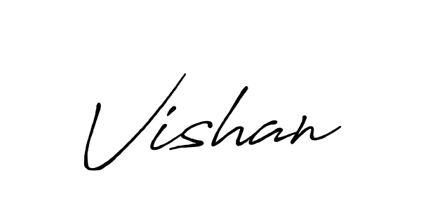 The best way (Antro_Vectra_Bolder) to make a short signature is to pick only two or three words in your name. The name Vishan include a total of six letters. For converting this name. Vishan signature style 7 images and pictures png