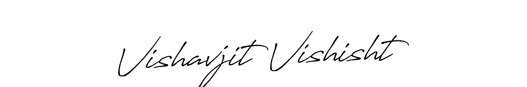 Similarly Antro_Vectra_Bolder is the best handwritten signature design. Signature creator online .You can use it as an online autograph creator for name Vishavjit Vishisht. Vishavjit Vishisht signature style 7 images and pictures png