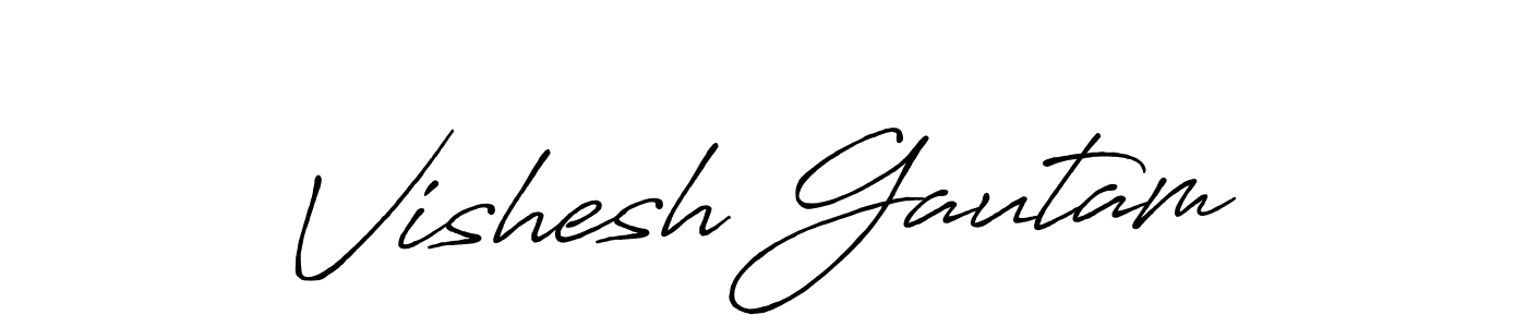 Also You can easily find your signature by using the search form. We will create Vishesh Gautam name handwritten signature images for you free of cost using Antro_Vectra_Bolder sign style. Vishesh Gautam signature style 7 images and pictures png