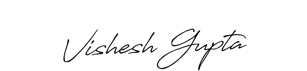 It looks lik you need a new signature style for name Vishesh Gupta. Design unique handwritten (Antro_Vectra_Bolder) signature with our free signature maker in just a few clicks. Vishesh Gupta signature style 7 images and pictures png