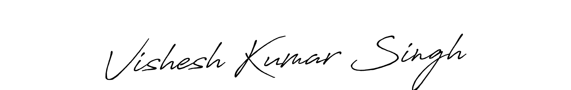 How to make Vishesh Kumar Singh signature? Antro_Vectra_Bolder is a professional autograph style. Create handwritten signature for Vishesh Kumar Singh name. Vishesh Kumar Singh signature style 7 images and pictures png