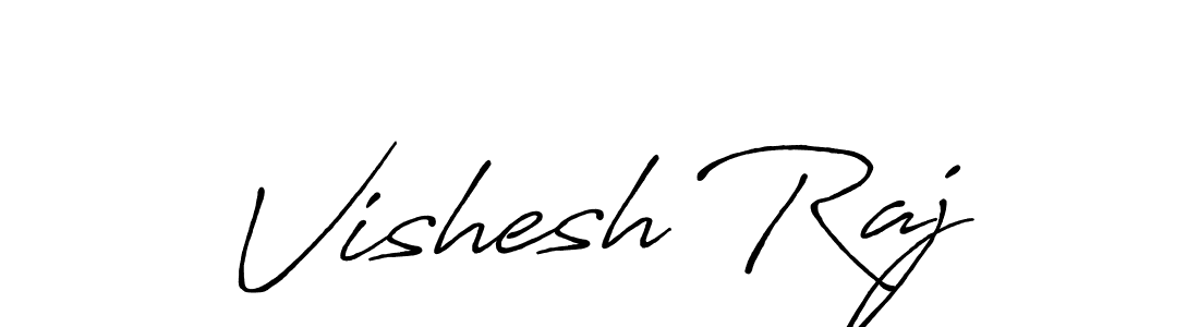 The best way (Antro_Vectra_Bolder) to make a short signature is to pick only two or three words in your name. The name Vishesh Raj include a total of six letters. For converting this name. Vishesh Raj signature style 7 images and pictures png