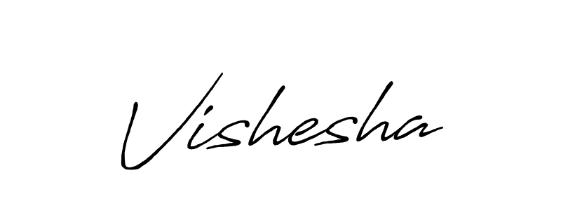 Similarly Antro_Vectra_Bolder is the best handwritten signature design. Signature creator online .You can use it as an online autograph creator for name Vishesha. Vishesha signature style 7 images and pictures png