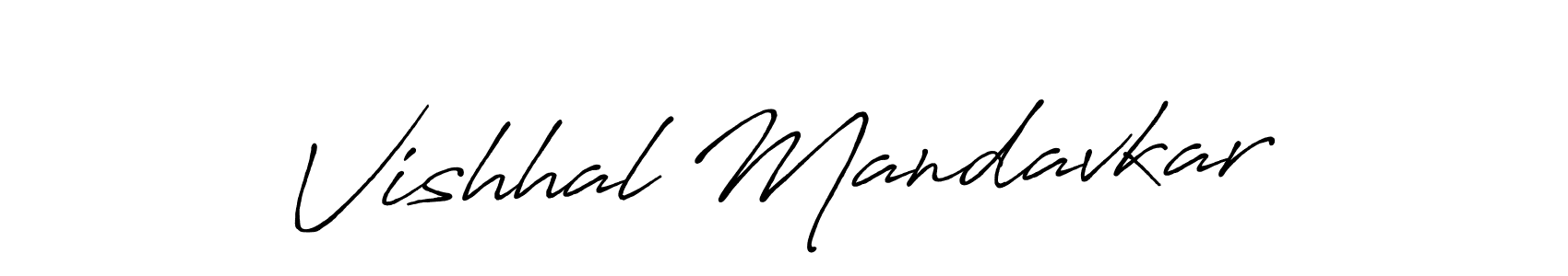 Once you've used our free online signature maker to create your best signature Antro_Vectra_Bolder style, it's time to enjoy all of the benefits that Vishhal Mandavkar name signing documents. Vishhal Mandavkar signature style 7 images and pictures png