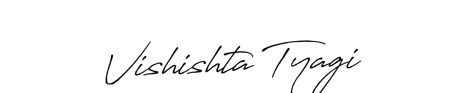 This is the best signature style for the Vishishta Tyagi name. Also you like these signature font (Antro_Vectra_Bolder). Mix name signature. Vishishta Tyagi signature style 7 images and pictures png