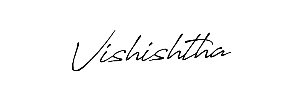 It looks lik you need a new signature style for name Vishishtha. Design unique handwritten (Antro_Vectra_Bolder) signature with our free signature maker in just a few clicks. Vishishtha signature style 7 images and pictures png