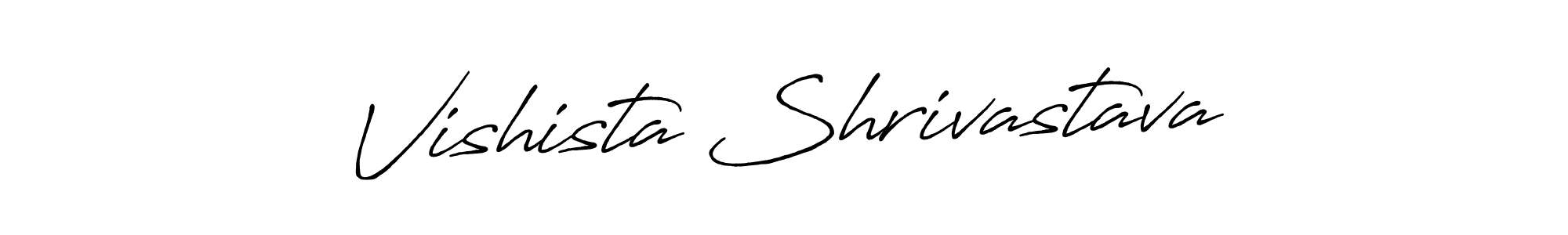 Make a short Vishista Shrivastava signature style. Manage your documents anywhere anytime using Antro_Vectra_Bolder. Create and add eSignatures, submit forms, share and send files easily. Vishista Shrivastava signature style 7 images and pictures png