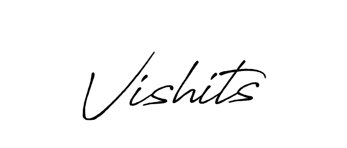 It looks lik you need a new signature style for name Vishits. Design unique handwritten (Antro_Vectra_Bolder) signature with our free signature maker in just a few clicks. Vishits signature style 7 images and pictures png