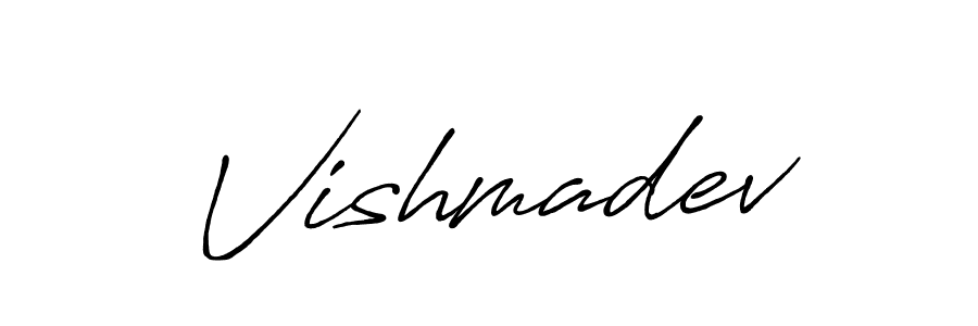 Design your own signature with our free online signature maker. With this signature software, you can create a handwritten (Antro_Vectra_Bolder) signature for name Vishmadev. Vishmadev signature style 7 images and pictures png