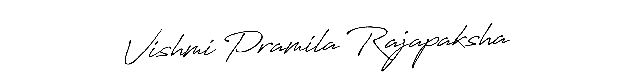 Also we have Vishmi Pramila Rajapaksha name is the best signature style. Create professional handwritten signature collection using Antro_Vectra_Bolder autograph style. Vishmi Pramila Rajapaksha signature style 7 images and pictures png