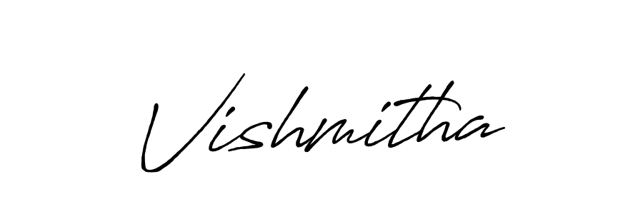 The best way (Antro_Vectra_Bolder) to make a short signature is to pick only two or three words in your name. The name Vishmitha include a total of six letters. For converting this name. Vishmitha signature style 7 images and pictures png