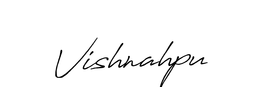 Make a beautiful signature design for name Vishnahpu. Use this online signature maker to create a handwritten signature for free. Vishnahpu signature style 7 images and pictures png