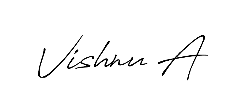 You can use this online signature creator to create a handwritten signature for the name Vishnu A. This is the best online autograph maker. Vishnu A signature style 7 images and pictures png