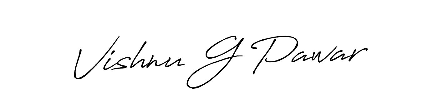 Make a short Vishnu G Pawar signature style. Manage your documents anywhere anytime using Antro_Vectra_Bolder. Create and add eSignatures, submit forms, share and send files easily. Vishnu G Pawar signature style 7 images and pictures png