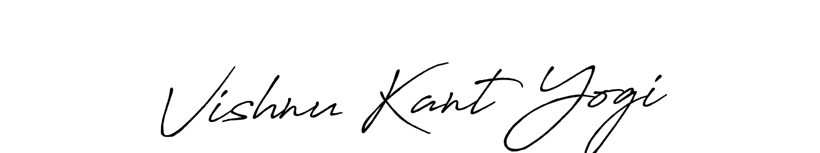 Similarly Antro_Vectra_Bolder is the best handwritten signature design. Signature creator online .You can use it as an online autograph creator for name Vishnu Kant Yogi. Vishnu Kant Yogi signature style 7 images and pictures png