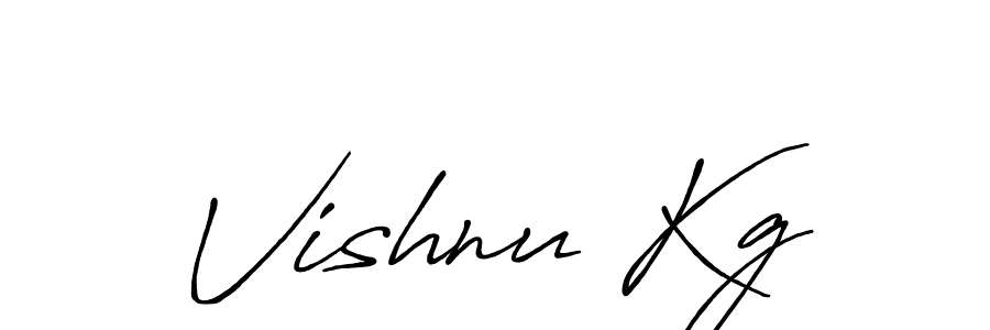 Once you've used our free online signature maker to create your best signature Antro_Vectra_Bolder style, it's time to enjoy all of the benefits that Vishnu Kg name signing documents. Vishnu Kg signature style 7 images and pictures png