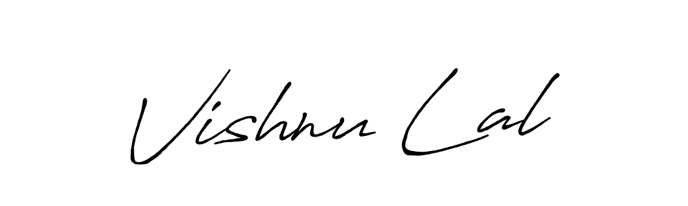 How to make Vishnu Lal signature? Antro_Vectra_Bolder is a professional autograph style. Create handwritten signature for Vishnu Lal name. Vishnu Lal signature style 7 images and pictures png