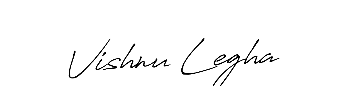 Also You can easily find your signature by using the search form. We will create Vishnu Legha name handwritten signature images for you free of cost using Antro_Vectra_Bolder sign style. Vishnu Legha signature style 7 images and pictures png