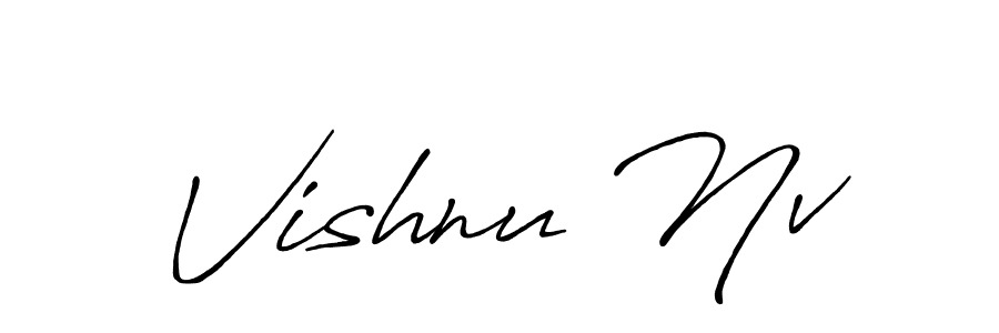 You can use this online signature creator to create a handwritten signature for the name Vishnu Nv. This is the best online autograph maker. Vishnu Nv signature style 7 images and pictures png