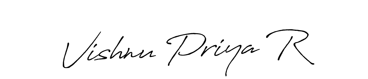 Make a beautiful signature design for name Vishnu Priya R. Use this online signature maker to create a handwritten signature for free. Vishnu Priya R signature style 7 images and pictures png