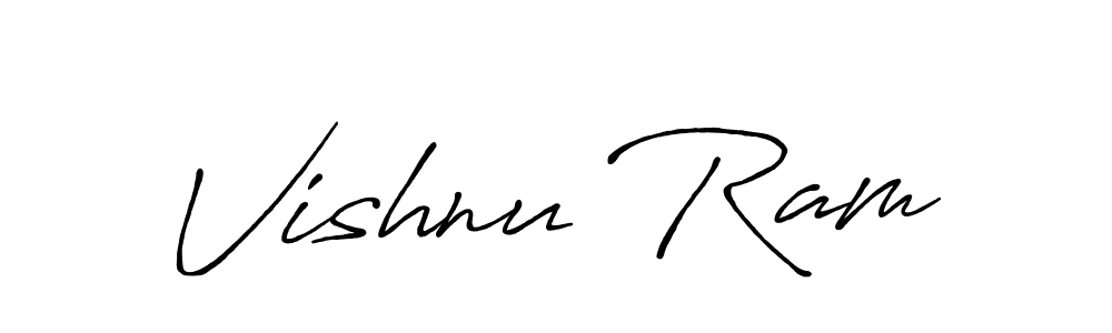 Also You can easily find your signature by using the search form. We will create Vishnu Ram name handwritten signature images for you free of cost using Antro_Vectra_Bolder sign style. Vishnu Ram signature style 7 images and pictures png