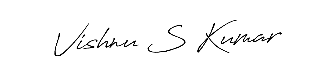 How to Draw Vishnu S Kumar signature style? Antro_Vectra_Bolder is a latest design signature styles for name Vishnu S Kumar. Vishnu S Kumar signature style 7 images and pictures png