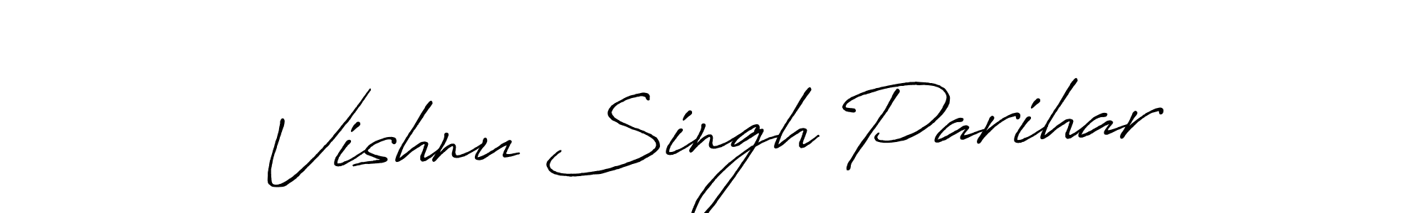 Vishnu Singh Parihar stylish signature style. Best Handwritten Sign (Antro_Vectra_Bolder) for my name. Handwritten Signature Collection Ideas for my name Vishnu Singh Parihar. Vishnu Singh Parihar signature style 7 images and pictures png