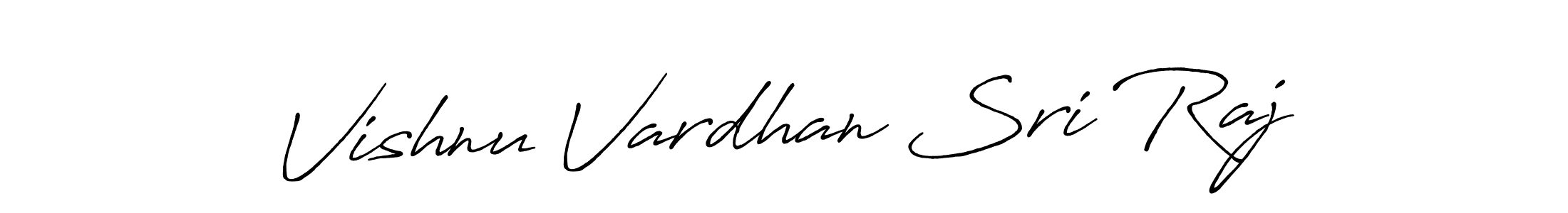 Create a beautiful signature design for name Vishnu Vardhan Sri Raj. With this signature (Antro_Vectra_Bolder) fonts, you can make a handwritten signature for free. Vishnu Vardhan Sri Raj signature style 7 images and pictures png