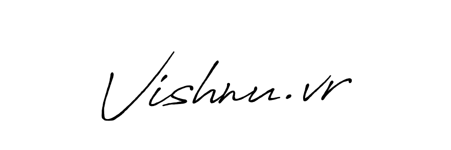 Vishnu.vr stylish signature style. Best Handwritten Sign (Antro_Vectra_Bolder) for my name. Handwritten Signature Collection Ideas for my name Vishnu.vr. Vishnu.vr signature style 7 images and pictures png