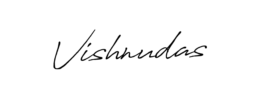 Vishnudas stylish signature style. Best Handwritten Sign (Antro_Vectra_Bolder) for my name. Handwritten Signature Collection Ideas for my name Vishnudas. Vishnudas signature style 7 images and pictures png