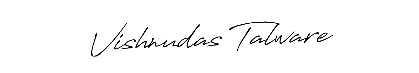 Also we have Vishnudas Talware name is the best signature style. Create professional handwritten signature collection using Antro_Vectra_Bolder autograph style. Vishnudas Talware signature style 7 images and pictures png